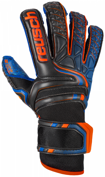 Reusch Attrakt G3 Fusion Evolution 5070939 7083 black blue orange front